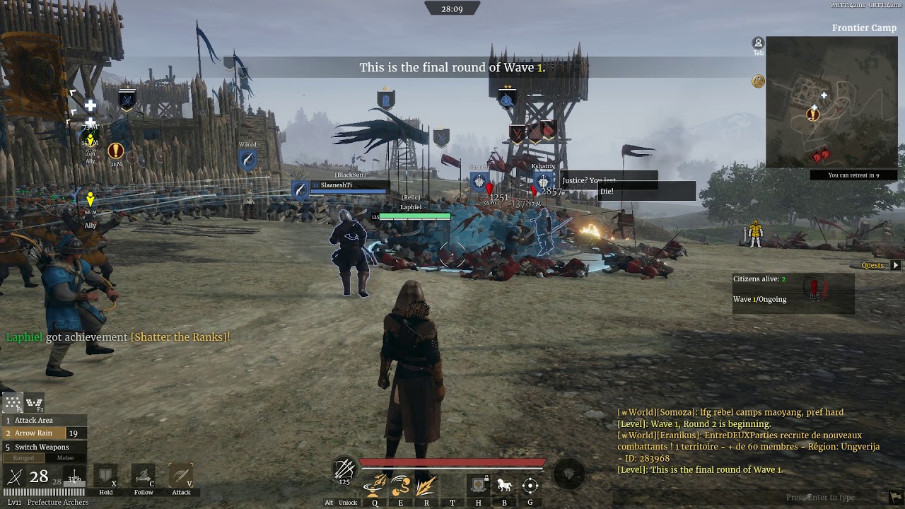 Conqueror's Blade Arrow Rain