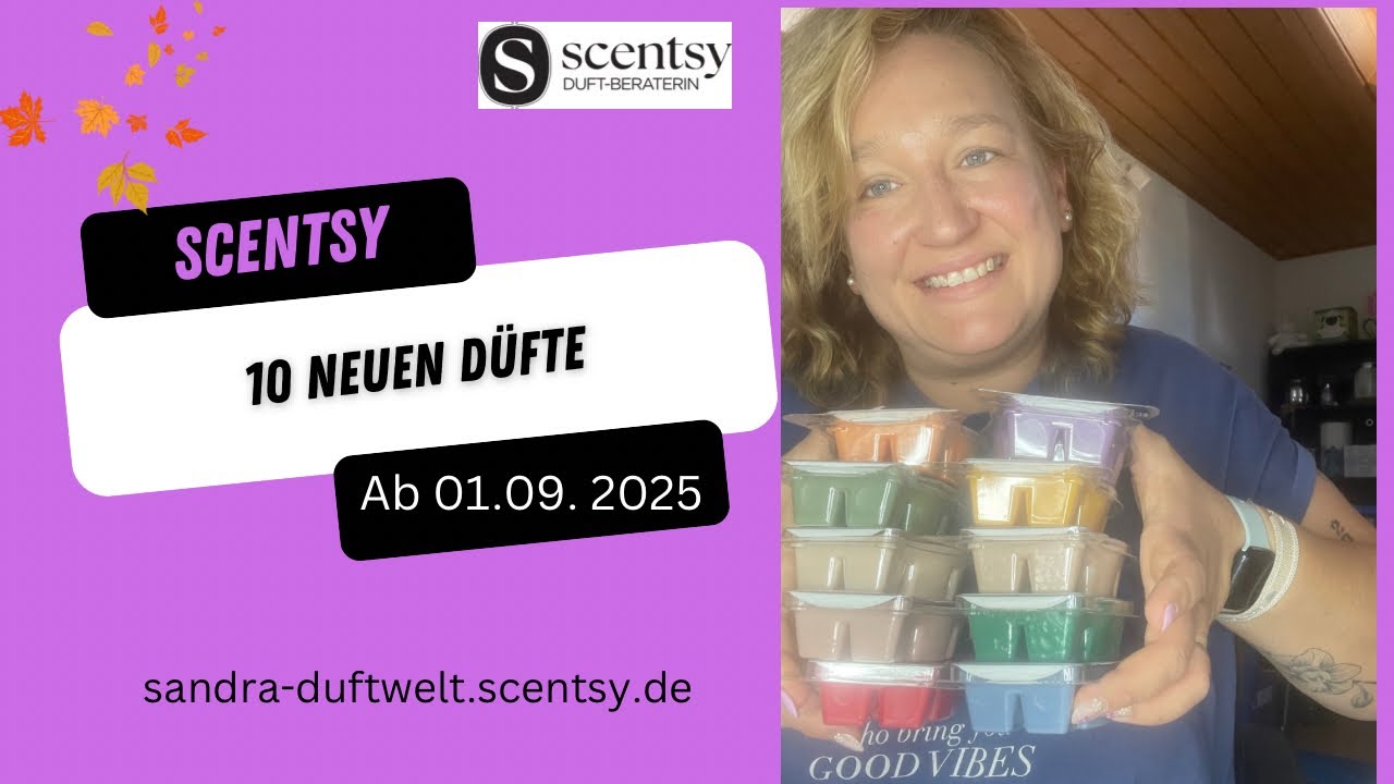 Scentsy 10 neue Düfte Saison Herbst, Winter 2025 #scentsy #neuedüfte￼