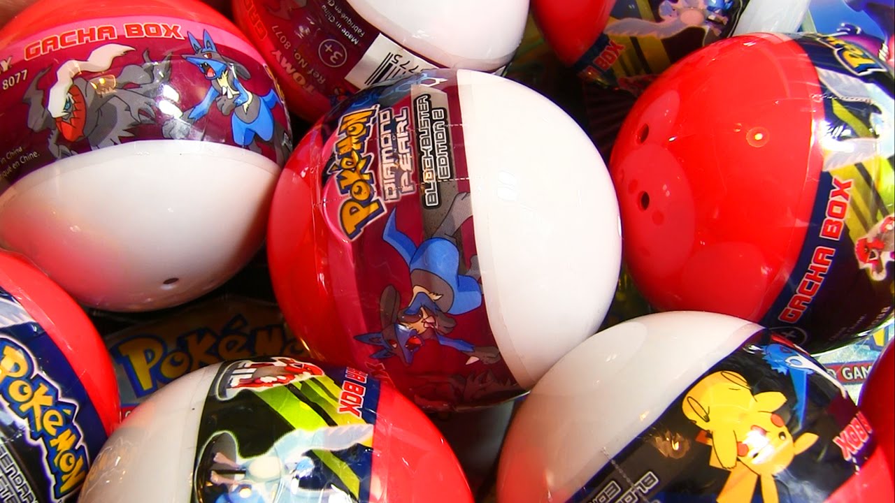 Ouverture de 9 Pokéball Surprises Gacha Balls - MAGNIFIQUES FIGURINES POKEMON !