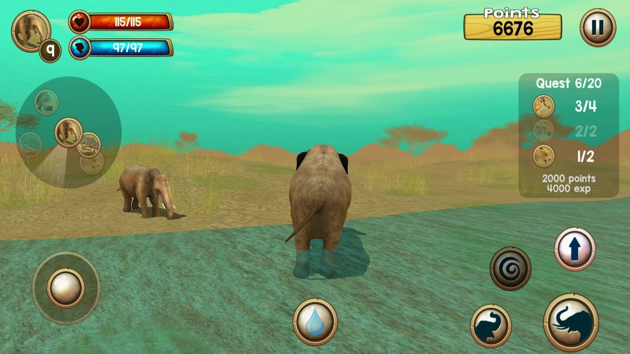 Wild Elephant Sim 3D Android Gameplay