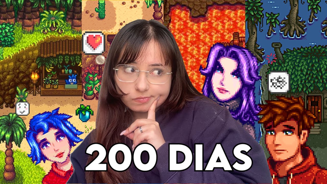 eu joguei 200 dias de stardew valley
