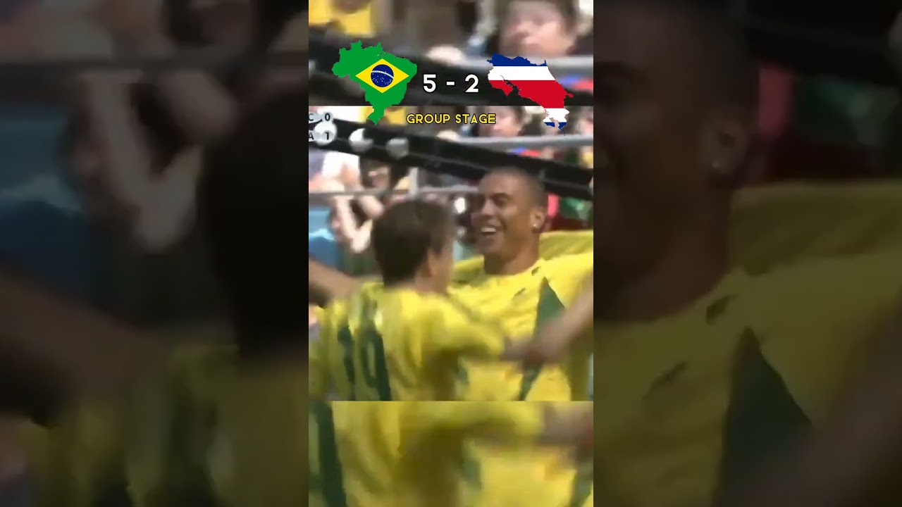 Brazil 🇧🇷 &bull; Road to Victory - World Cup 2002 🥶🔥 #shorts