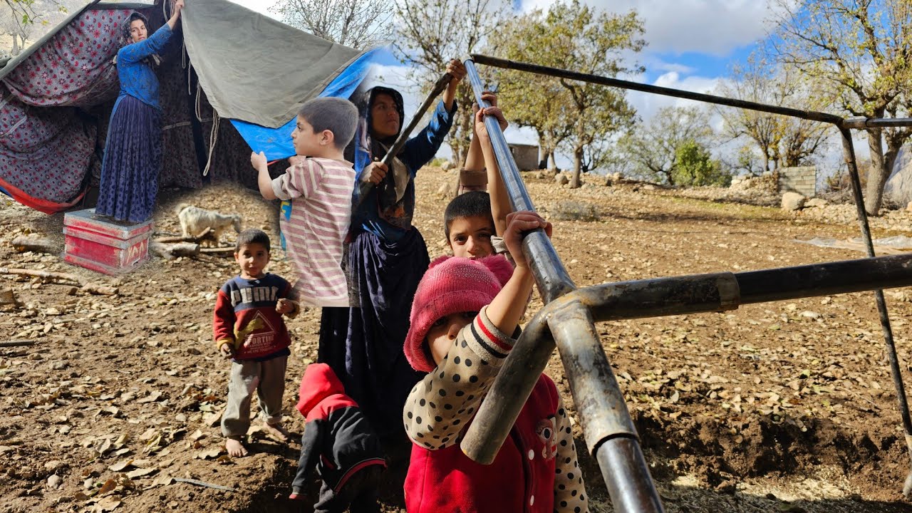 🏕️ Nomadic tent in a rainstorm: resettlement and renewed hope