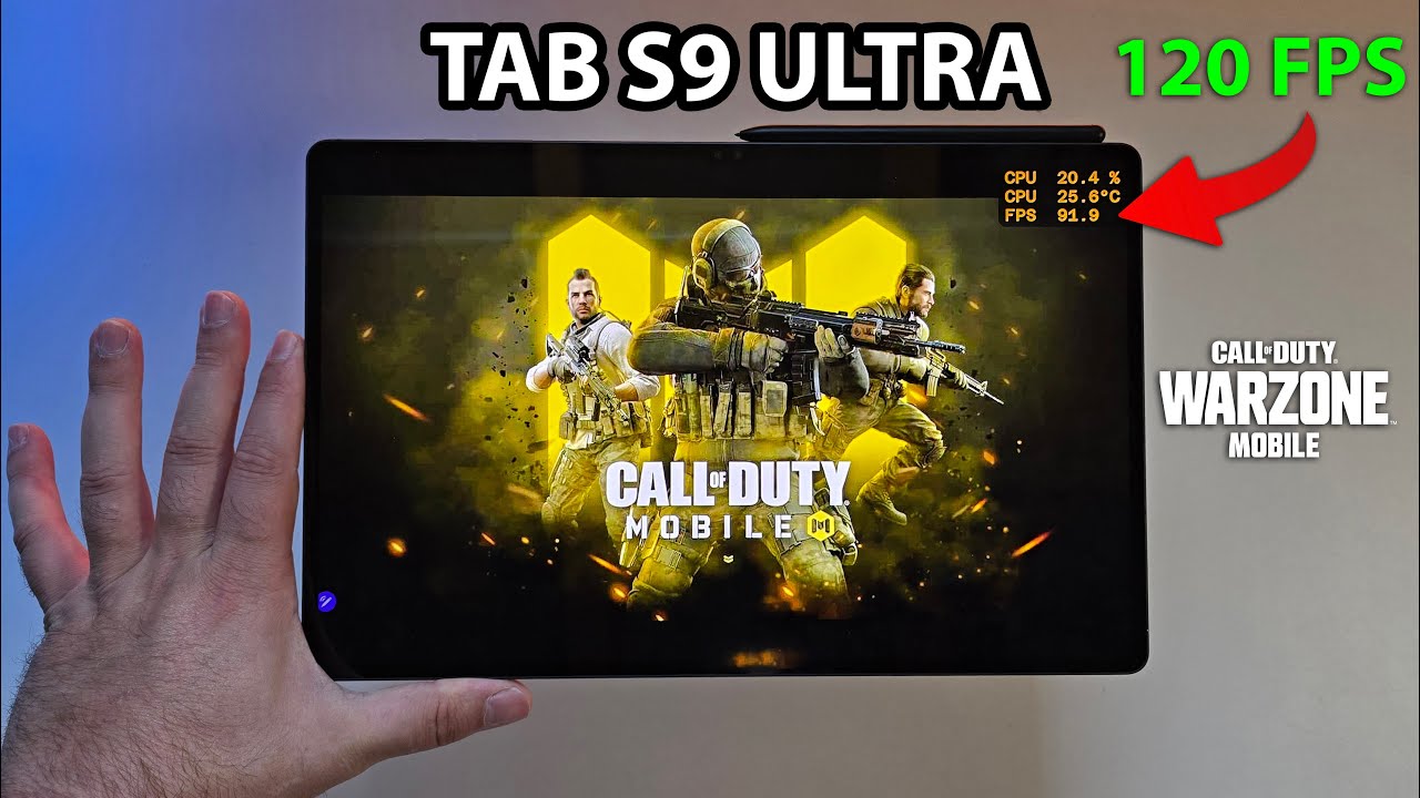 CoD Warzone Mobile | Tab S9 Ultra 120 FPS
