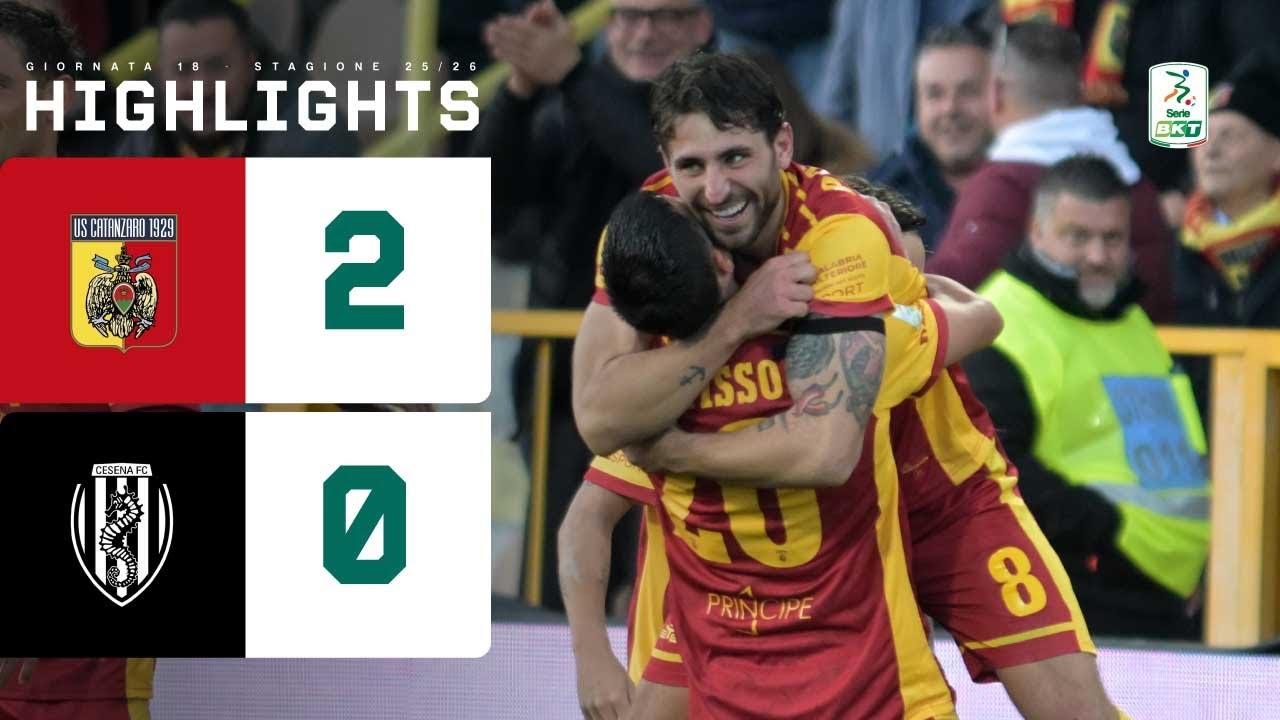 Catanzaro - Cesena 2-0 | IEMMELLO e PITTARELLO per la 5&ordf; vittoria consecutiva | HIGHLIGHTS Serie BKT