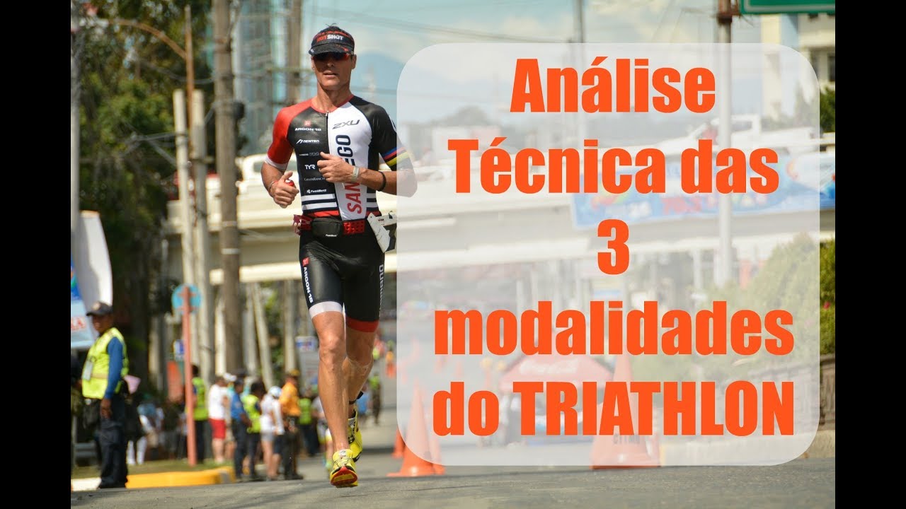Análise técnica das 3 modalidades do Triathlon