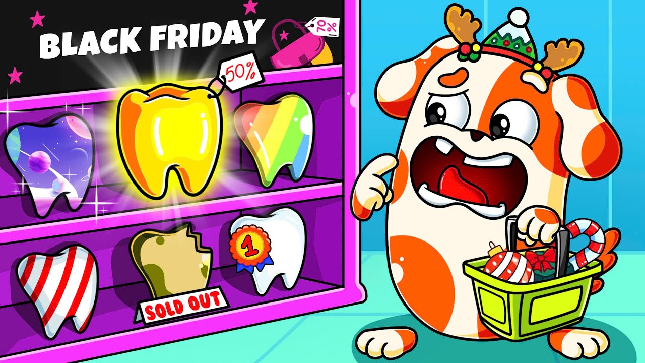 HOO DOO LOST A  TOOTH... Choose GOLD TEETH or RAINBOW TEETH to replace it | Hoo Doo Animation