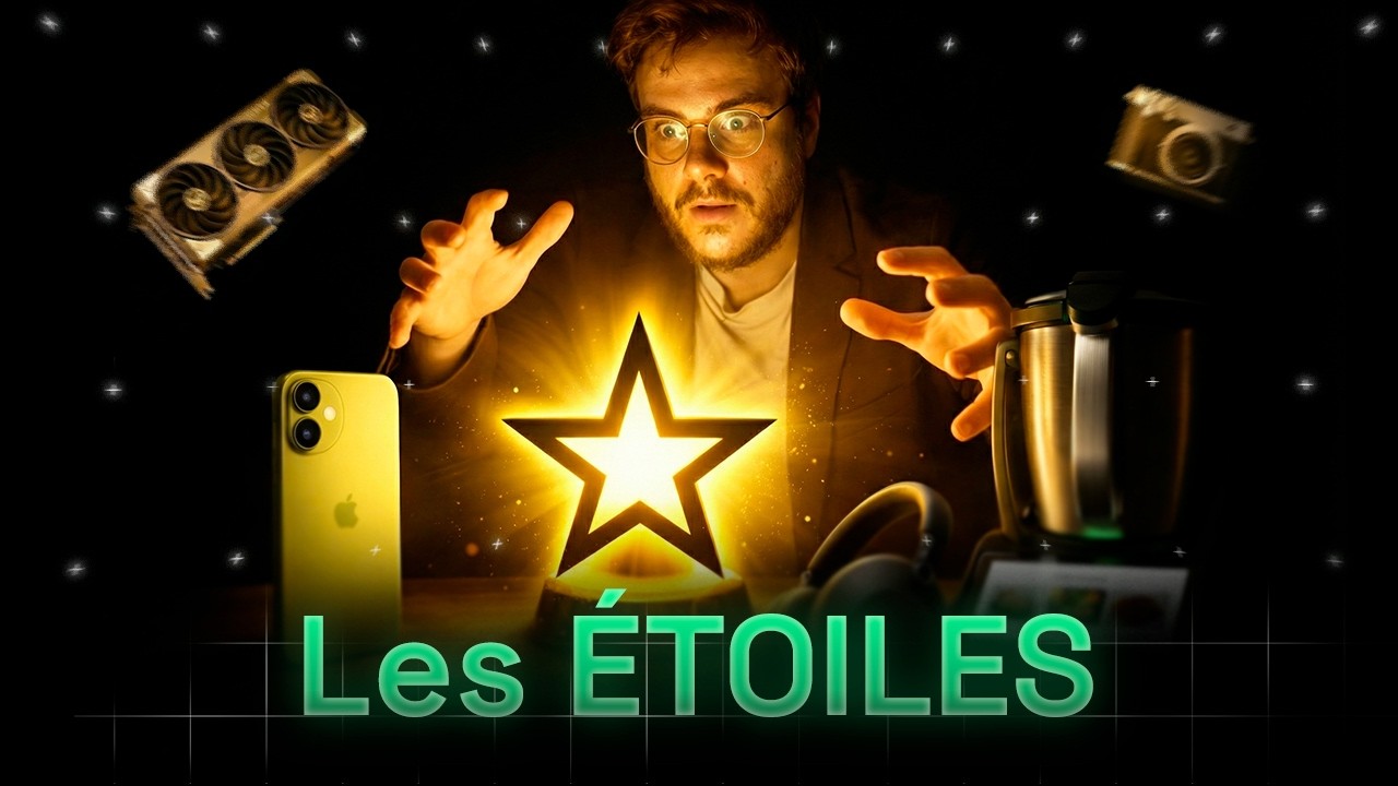 Quels sont les meilleurs produits tech de l'année ? Découvrez nos Étoiles 2025-2026 !
