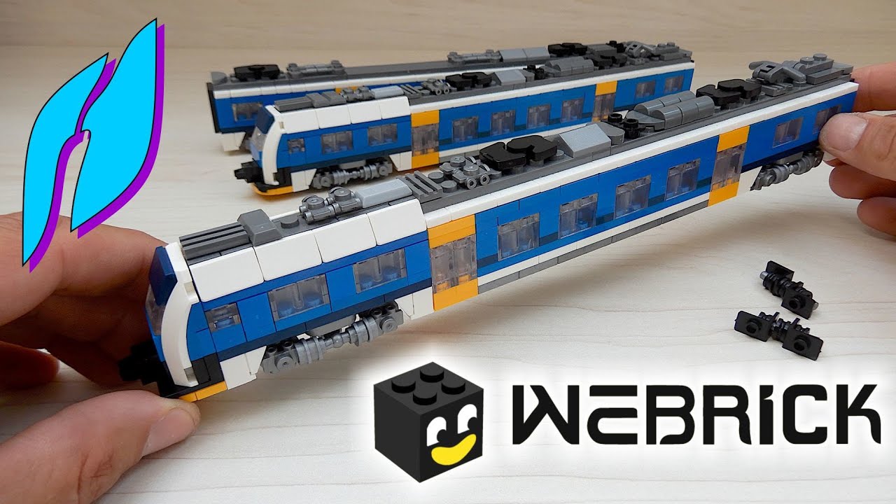How to Build a RegioPanter -  Škoda 7Ev Electric Multiple Unit Train (Webrick parts) #webrick #toys
