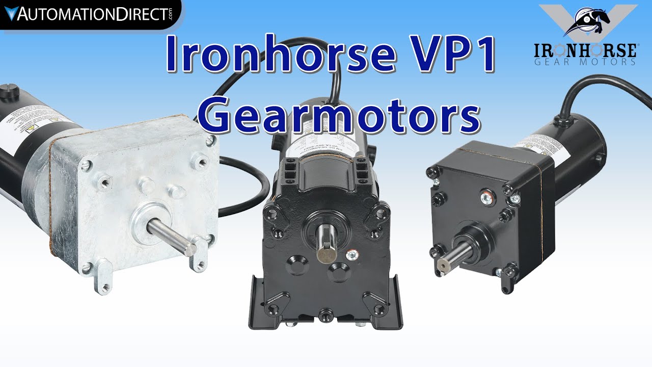 Ironhorse Gearmotors from AutomationDirect