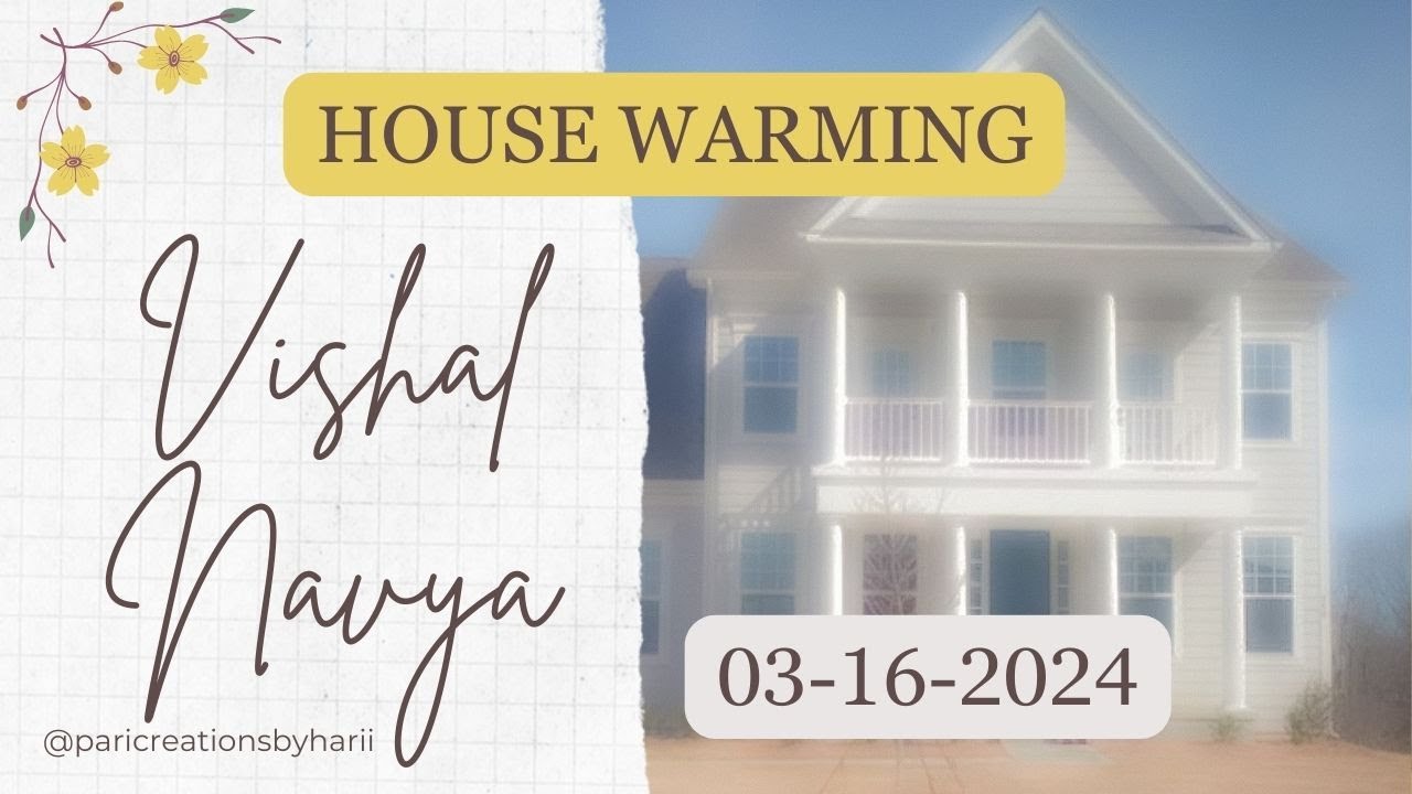 Vishal+Navya House warming Ceremony LIVE