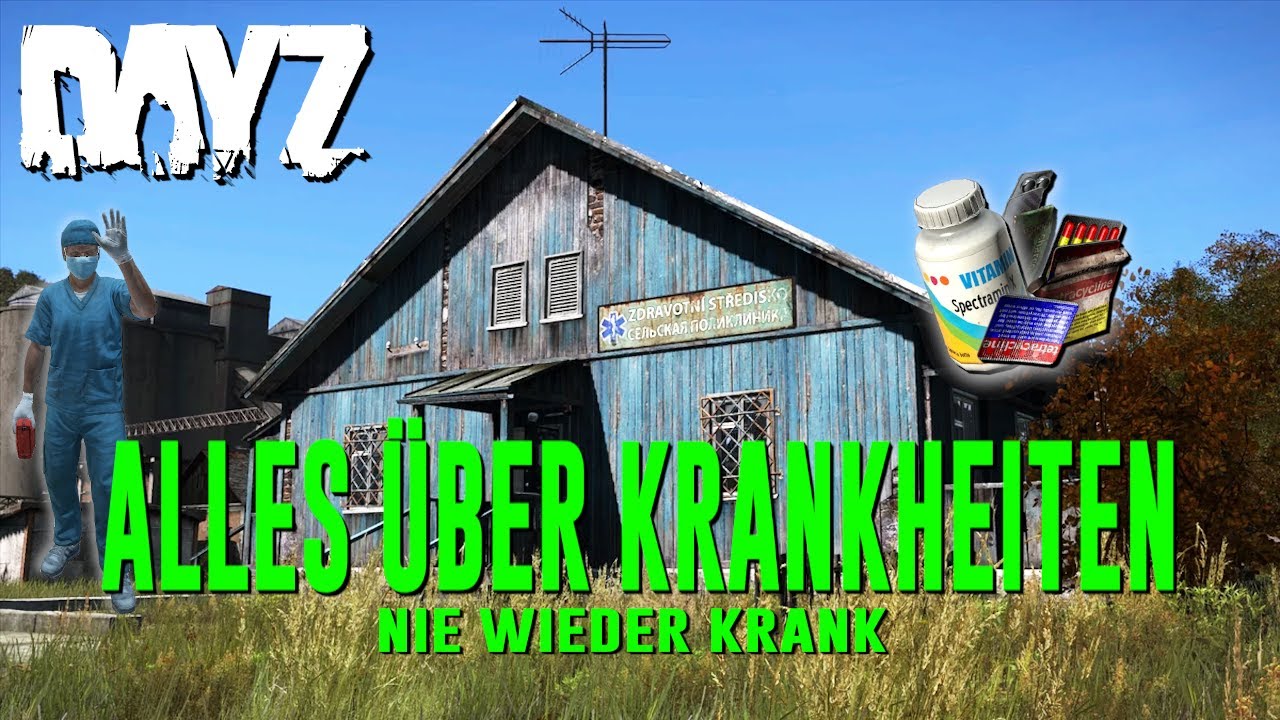 NIE WIEDER KRANK, ALLES ÜBER KRANKHEITEN - DayZ Standalone | 2022 | Quotenrusse | Guide #2