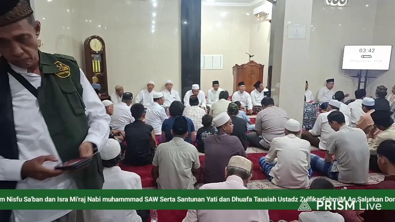 Peringatan Nisfu sya'ban Masjid Nurussa’adah 