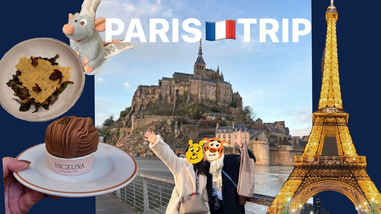 【Vlog】パリ旅行〜モンサンミシェル・グルメを添ゑて〜前編