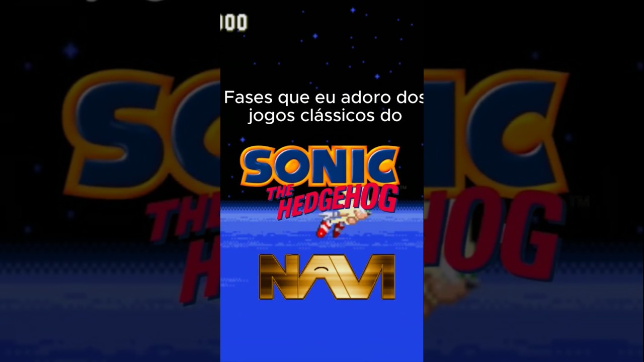 Eu adoro essas fases dos jogos clássicos do Sonic!