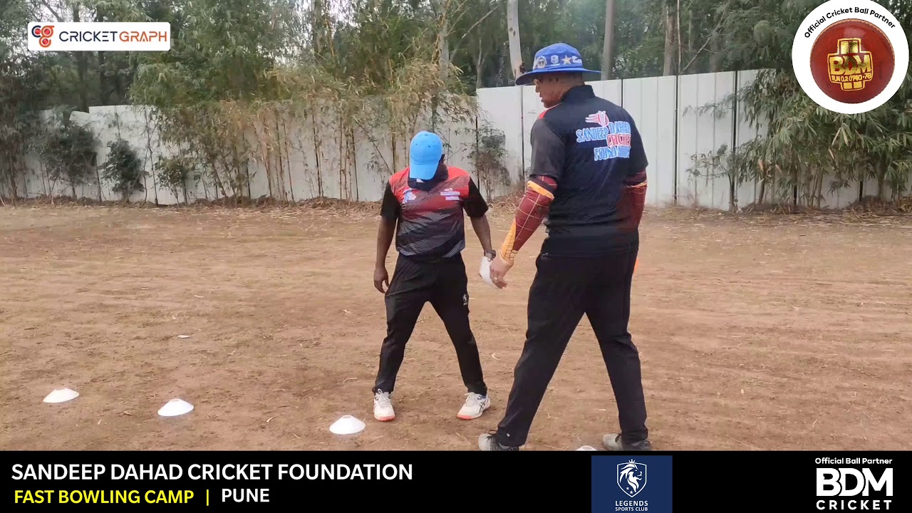 Fast Bowling Cricket Camp by Sandeep Dahad Cricket Foundation in Pune | Official Ball Partner: BDM