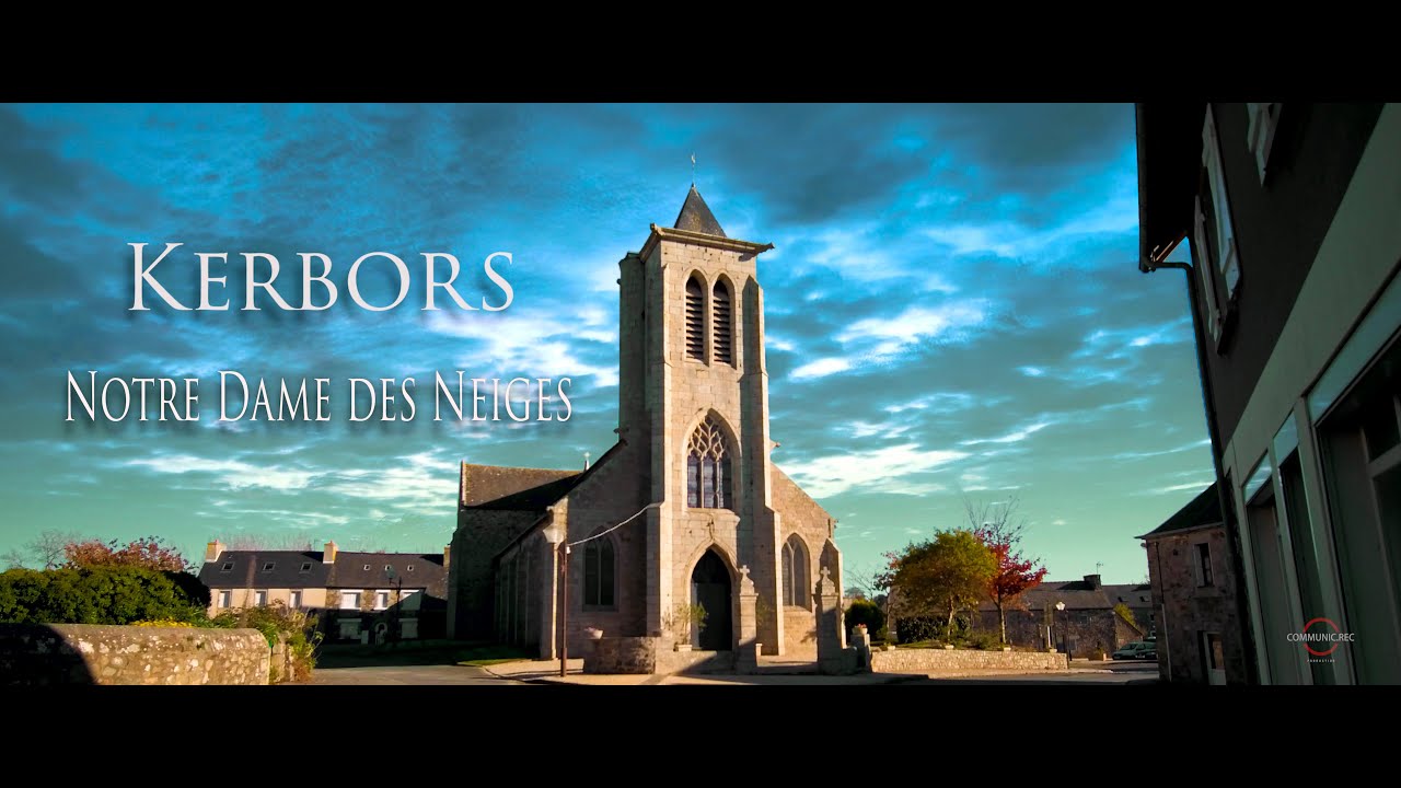 KERBORS .Eglise Notre Dame des Neiges. Réalisation Claude LE QUELLEC.