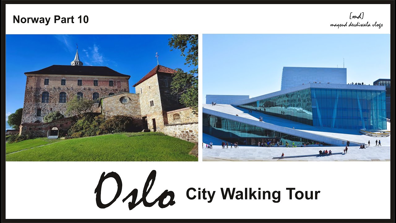Oslo I Walking City Tour I Karl Johans I Akershus Fortress I Sentrum I Norway Part 10