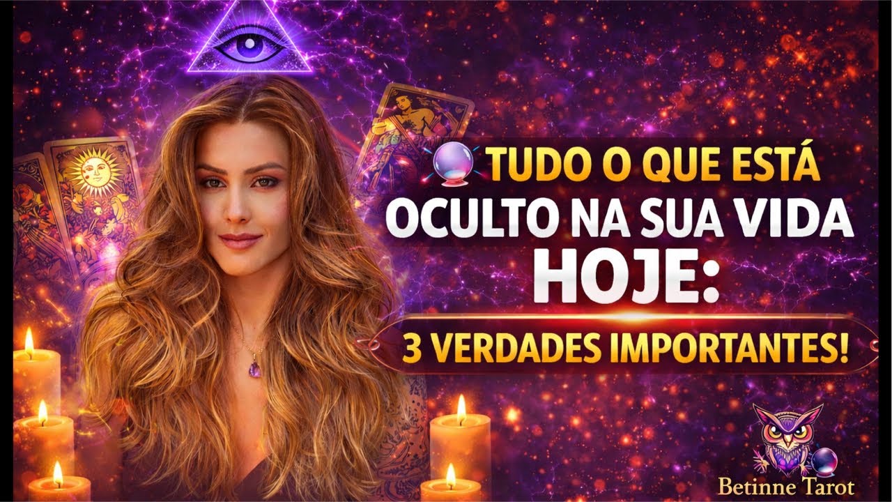 🔮 TUDO O QUE ESTÁ OCULTO NA SUA VIDA HOJE: 3 VERDADES IMPORTANTES |PARTE 2