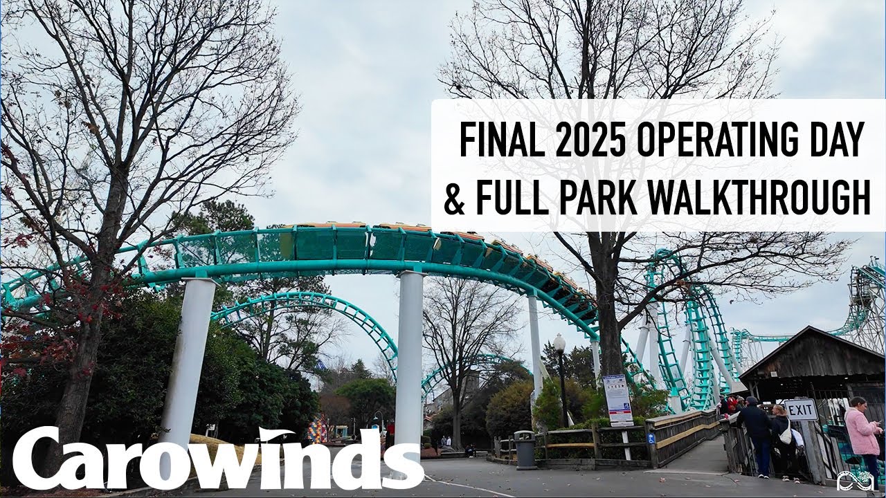 Обновление информации о парке Carowinds: Последний взгляд на Carowinds 2025 | Экскурсия по парку ...