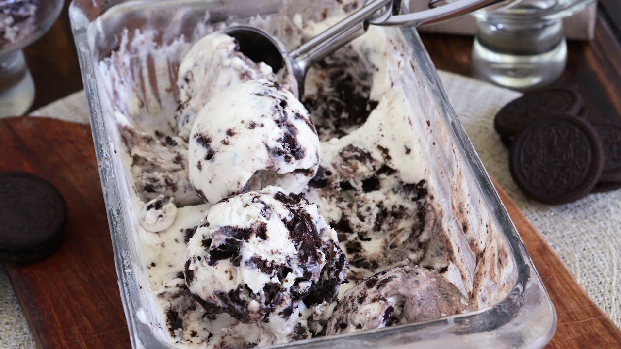 HELADO de OREO | Helado Casero Fácil y Rápido - CUKit!