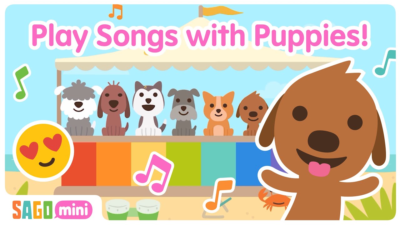 Play Nursery Rhymes with PUPPIES! 🐕🐩🎶 | Nursery Rhymes for Kids | Sago Mini World Puppy Preschool