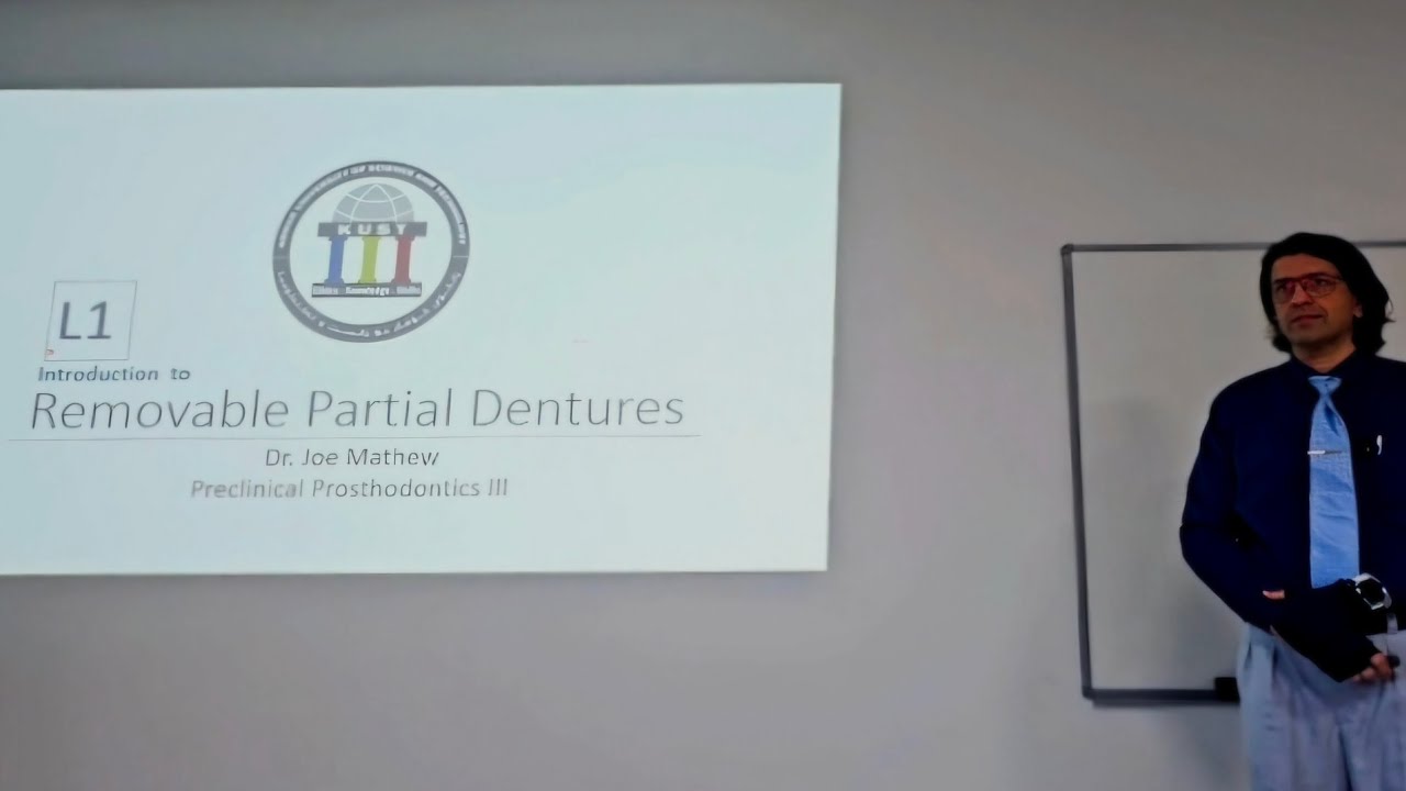 Introduction to Removable Partial Dentures  KUST- PCP3- 2026