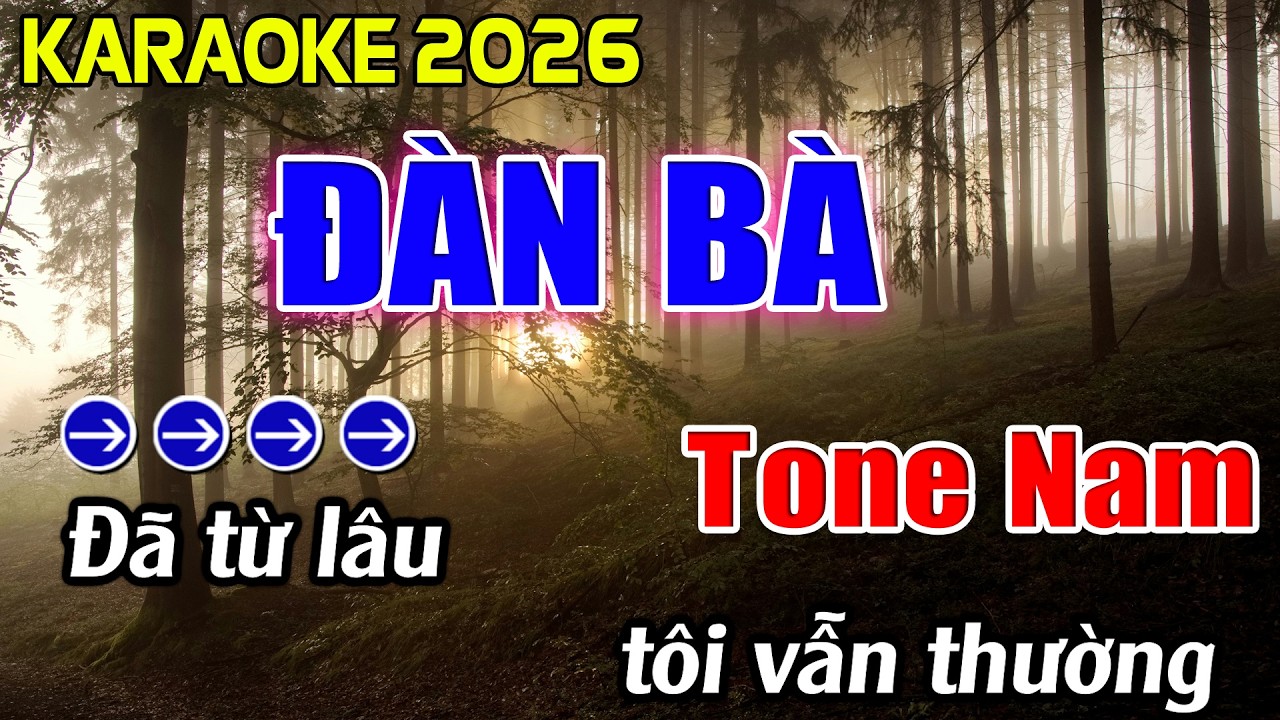 Đàn Bà Karaoke Tone Nam Karaoke Hoàng Giang 62