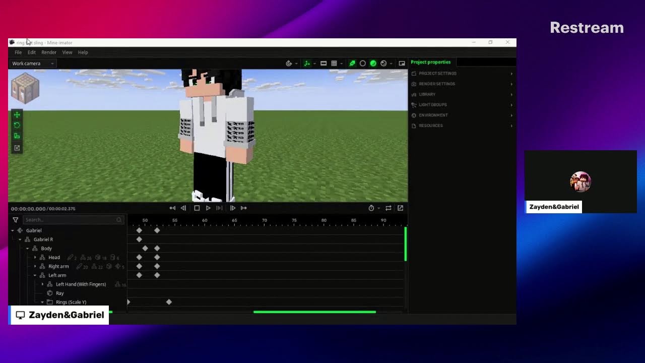 Animating sum