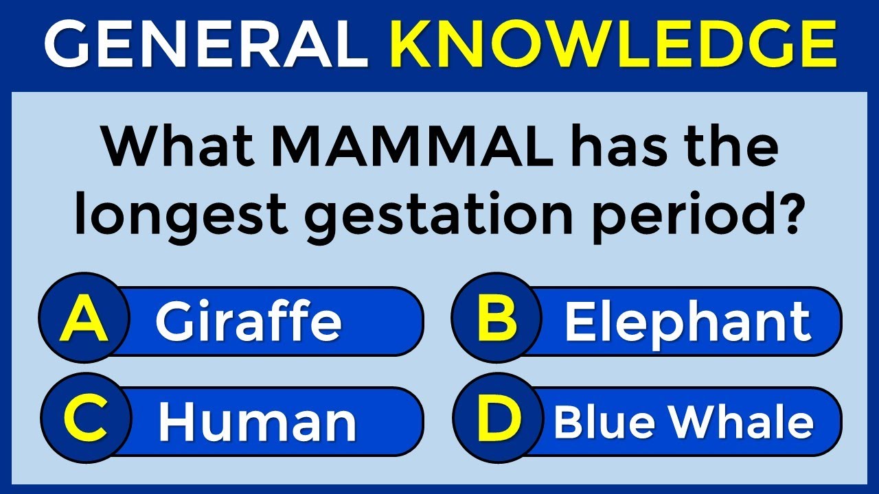 How Good Is Your General Knowledge? Take This 40-question Quiz To Find Out! #challenge 30