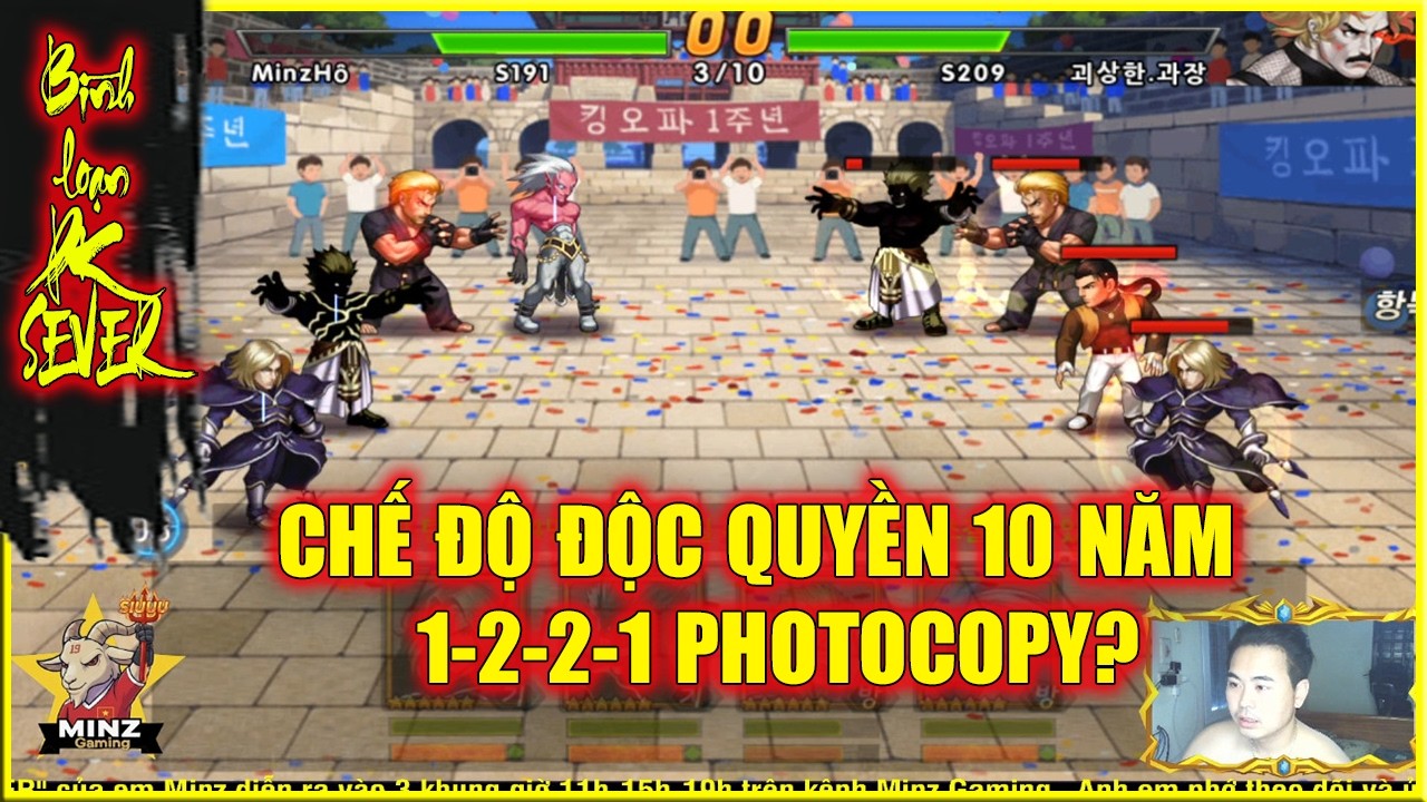 ღ KOF98UMOL ★ 【Bình loạn】 CHẾ ĐỘ ĐỘC QUYỀN 10 NĂM  1-2-2-1 PHOTOCOPY? 💥