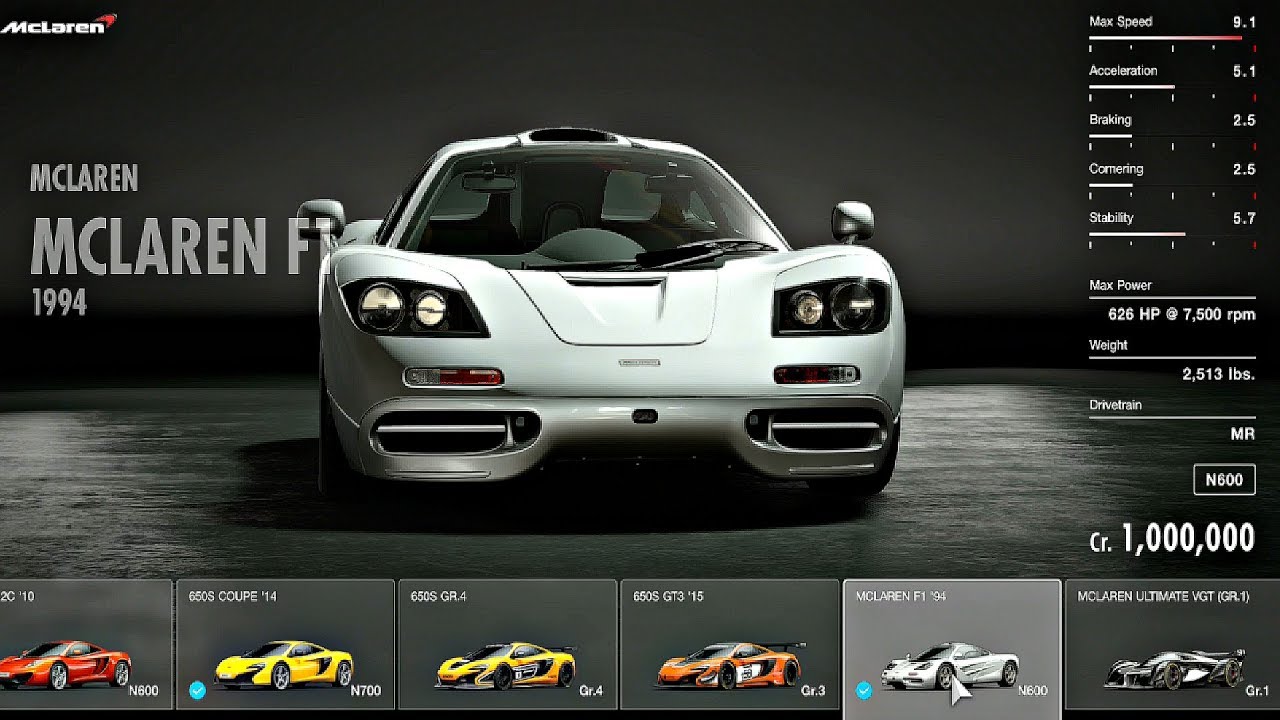 Gran Turismo Sport - All Cars / Full Car List + DLC (February 2018)