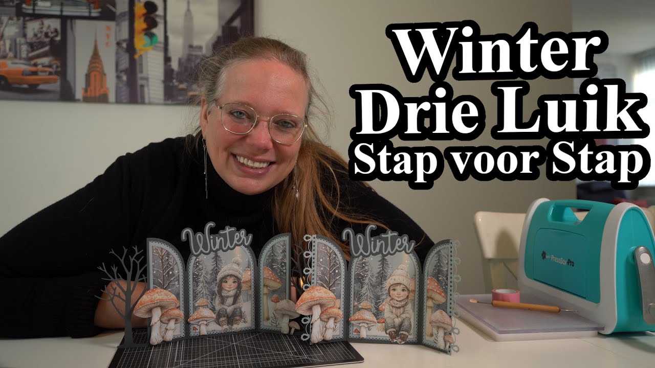 Dutchdoobadoo met de mooie 3 Luik van Marianne Design