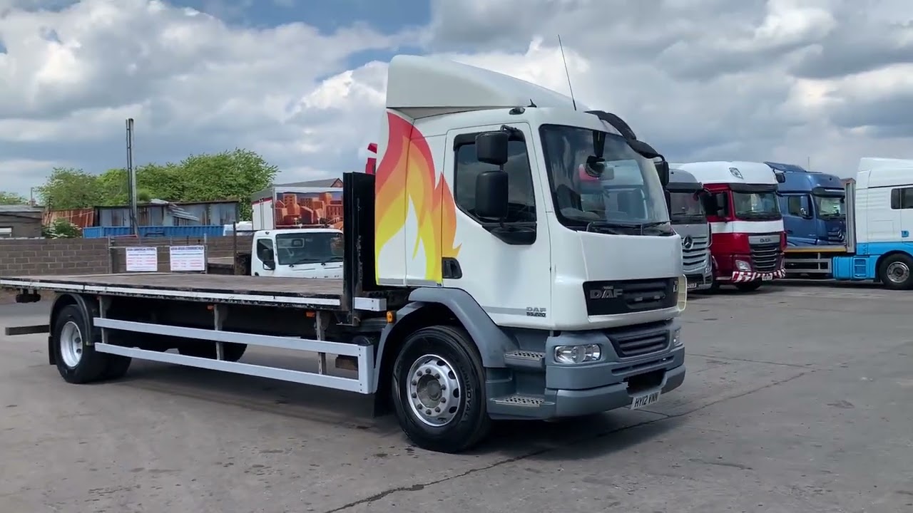 **FOR SALE** 2012 DAF LF55.220 Sleeper Cab, 18T, 4x2 Flatbed - Dixon Commercial Exports Ltd