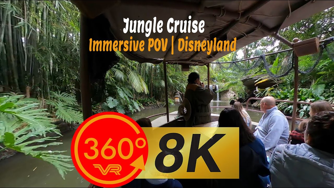 Experience Disneyland's Jungle Cruise in 8K 360 VR!