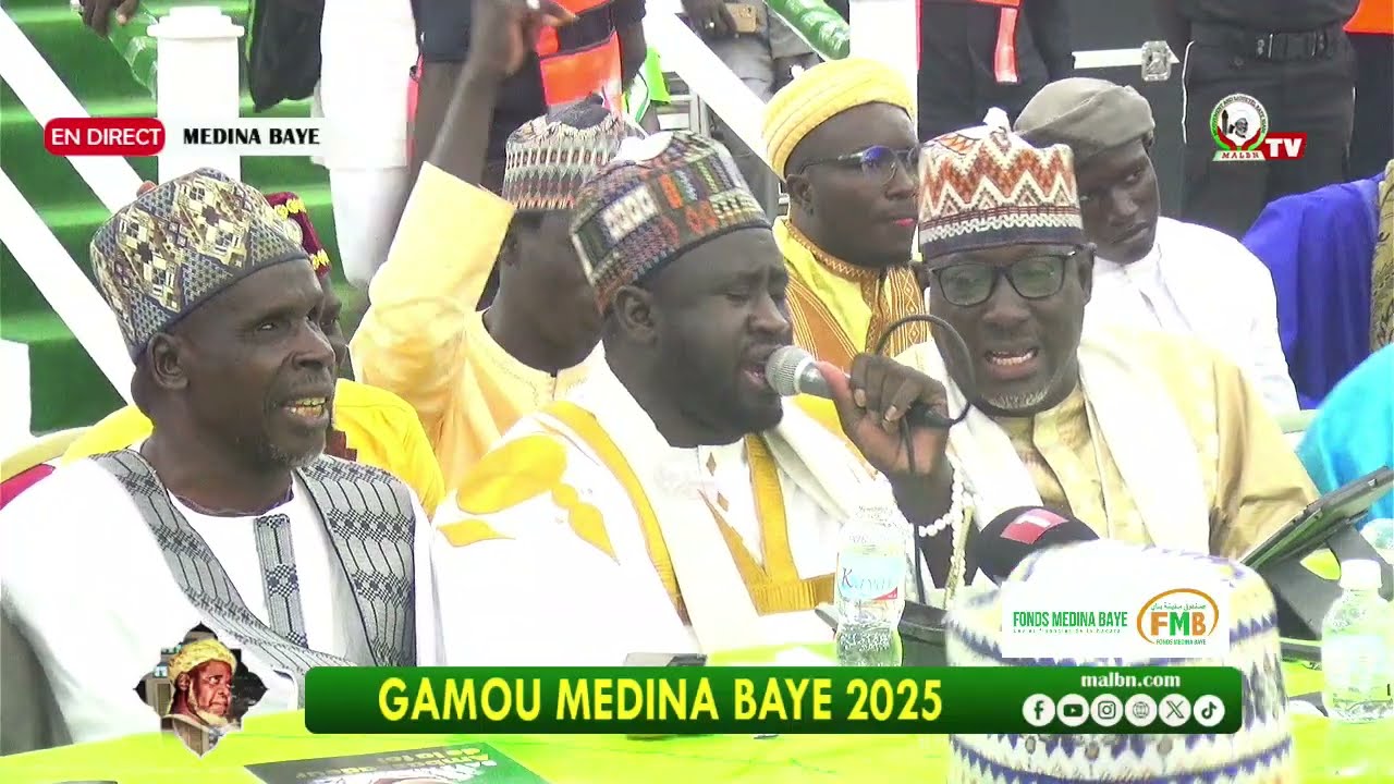 Gamou Medina Baye 2025: 100% Zikr avec Cheikh Ibrahima Ndao. @malbntv