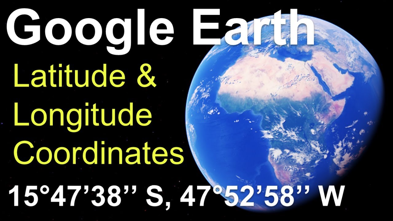Координаты широты и долготы Google Earth