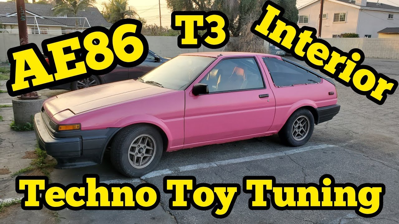 AE86 T3 Techno Toy Tuning Full Interior Review