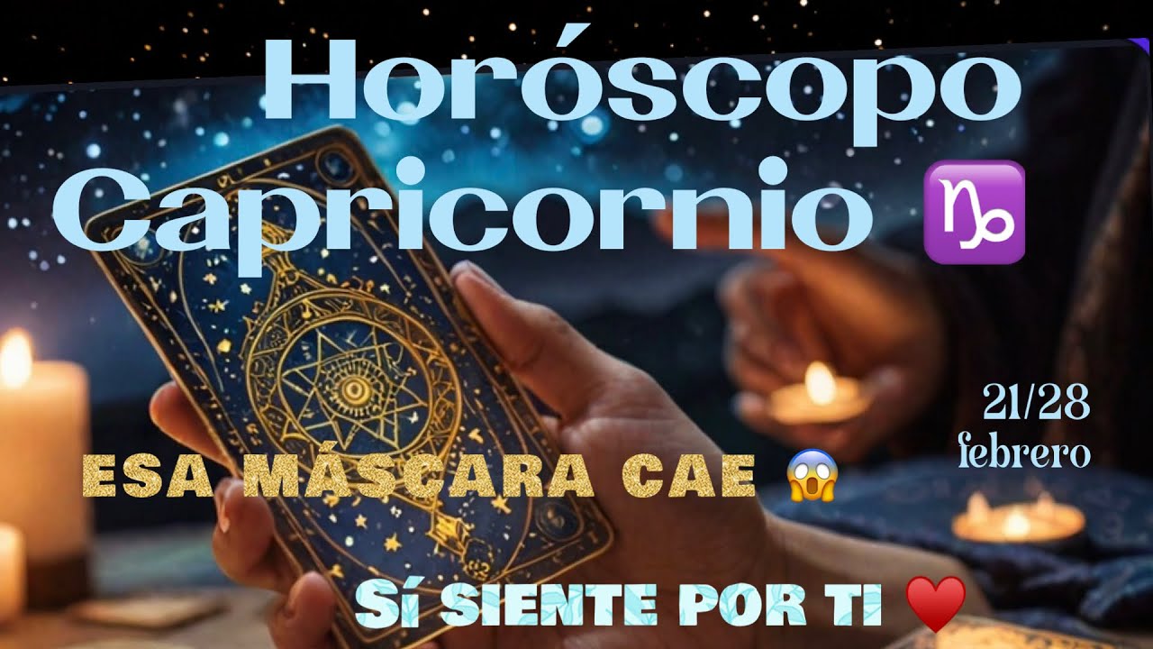 Capricornio ♑ Detrás de Esa máscara no podrá seguir ocultando lo que siente por ti 😱💕