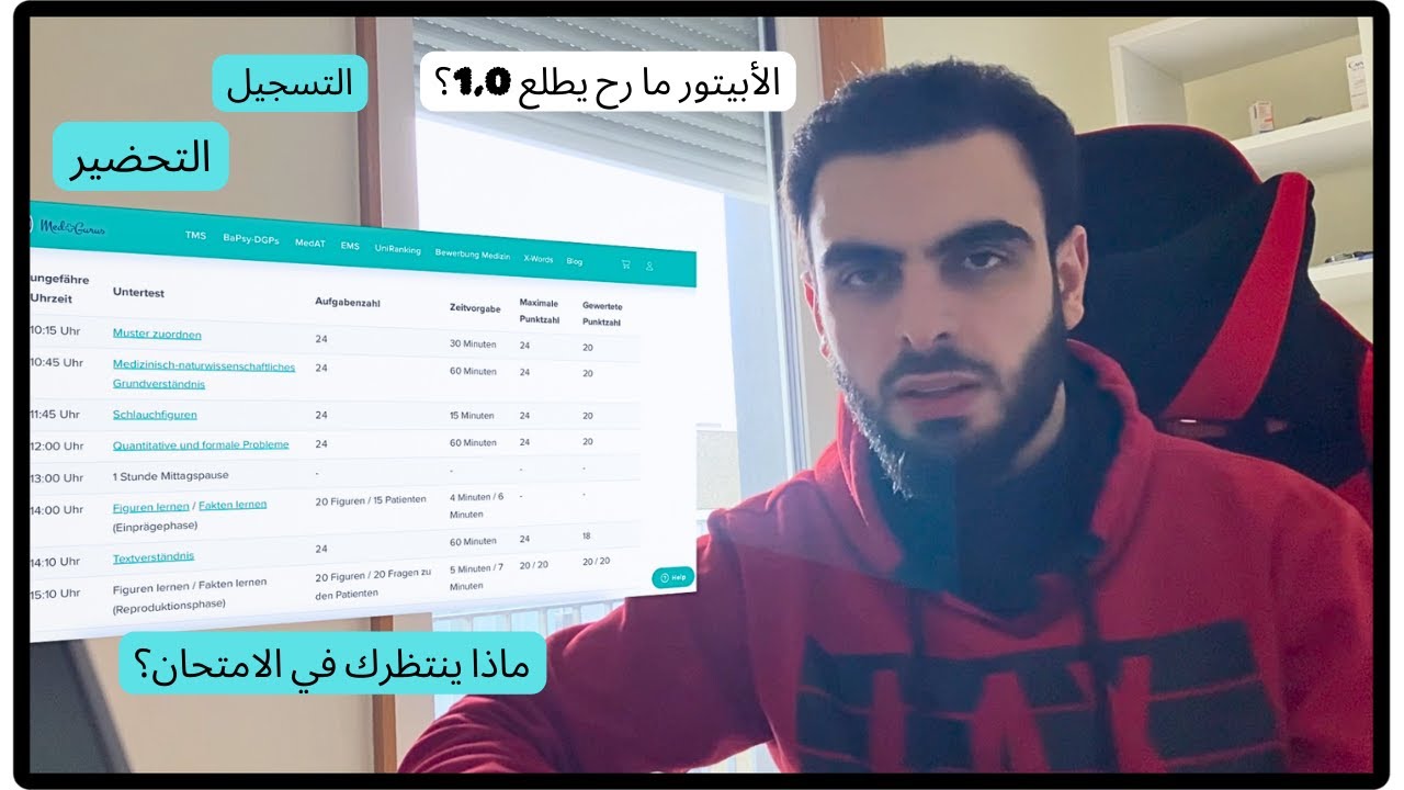 TMS امتحان دخول الطب في ألمانيا