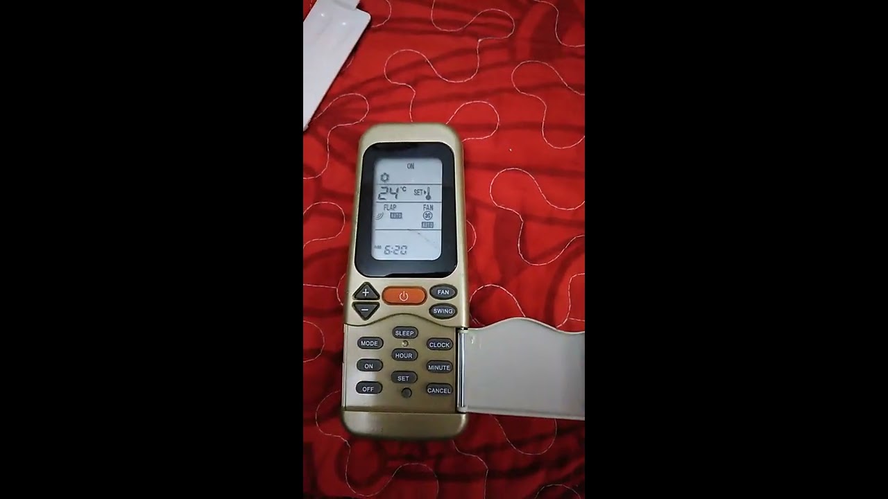شرح ريموت تكييف كاريير ١