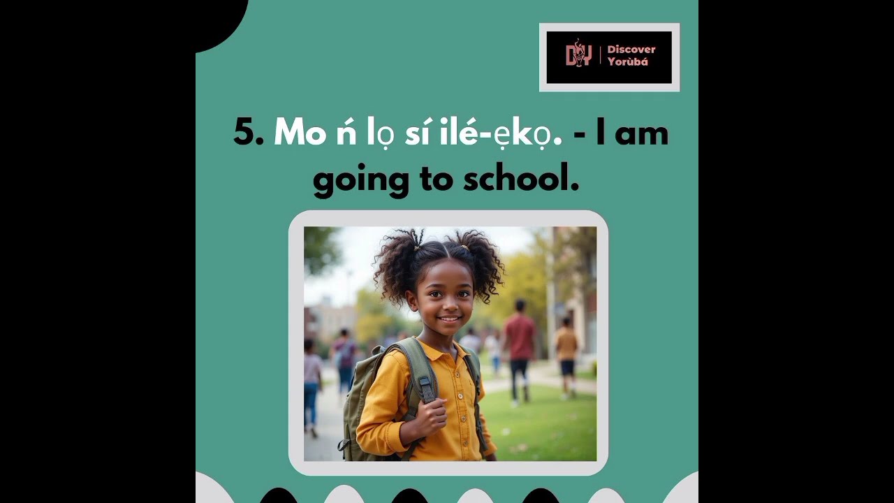 20 Simple Sentences in Yoruba Language