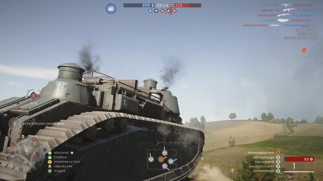 BF1 DLC - NEW TANK BEHEMOTH GAMEPLAY +NEW MAP (Battlefield 1 Soissions Battlefield 1 DLC gameplay)