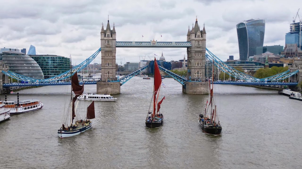 Sailing to London - fetching Thames barge Ardwina to her new home in Kent