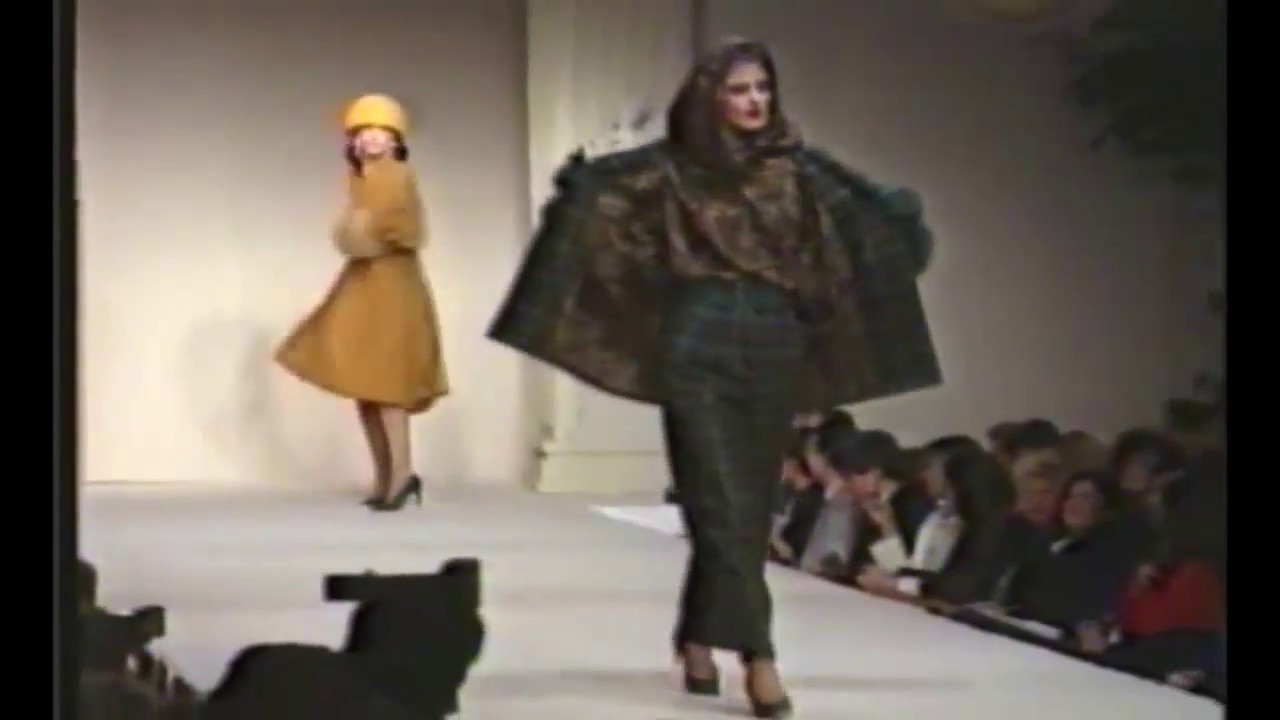 Desfile de la colección Otoño Invierno de Gino Bogani, Año 1990