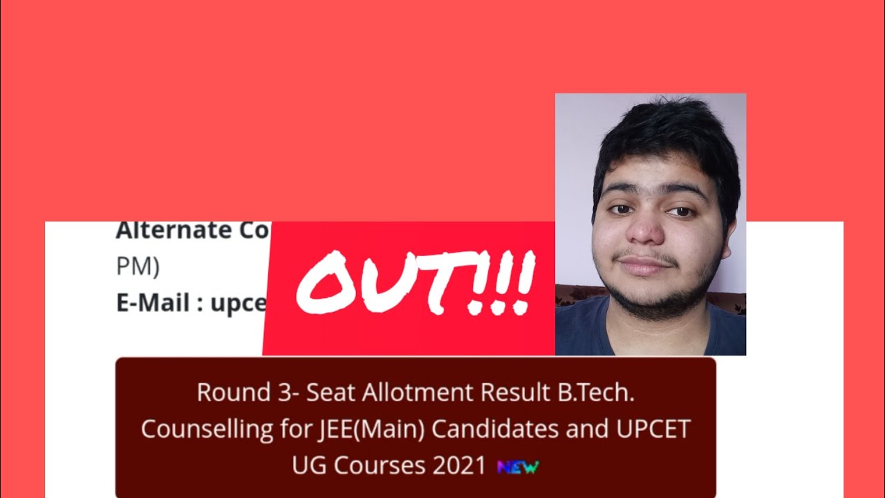 UPCET/UPSEE Round 3 Seat Allotment Result OUT !!!