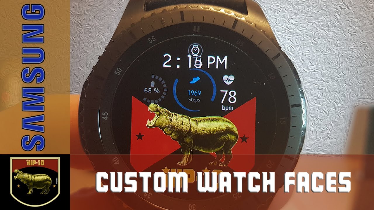 Samsung Gear S3 Frontier - Create your own custom watch face