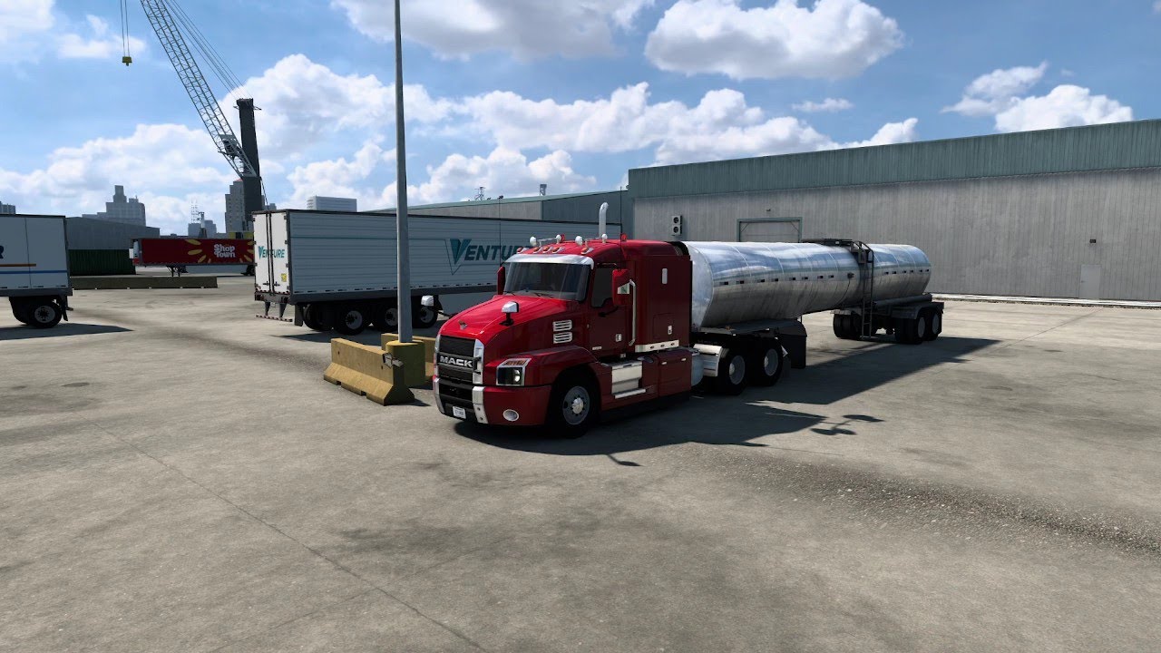 American Truck Simulator TruckersMP Milk To Lake Charles (Louisiana DLC)