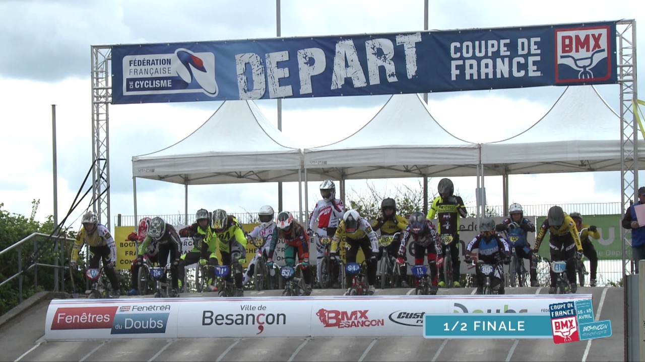 COUPE DE FRANCE BMX BESANÇON 4eme manche 1/2 finale