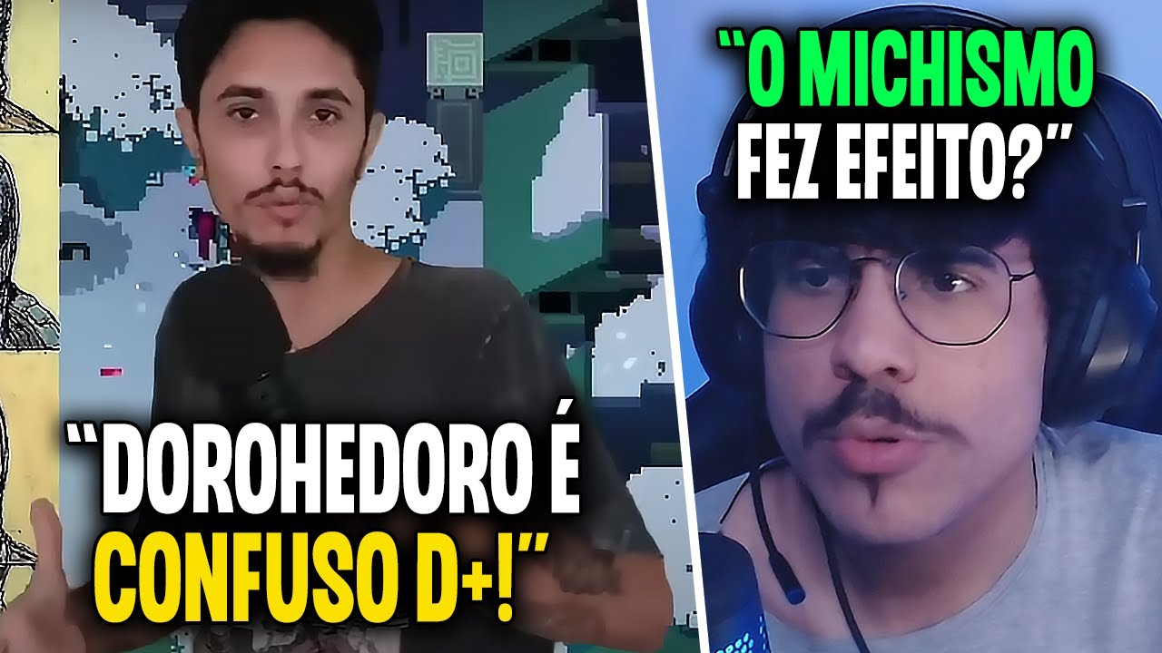 PCINI MUDOU?! ELE INDICOU UM ANIME SEINEN! (Cenário Transparente - Dorohedoro) | Cortes do Michi